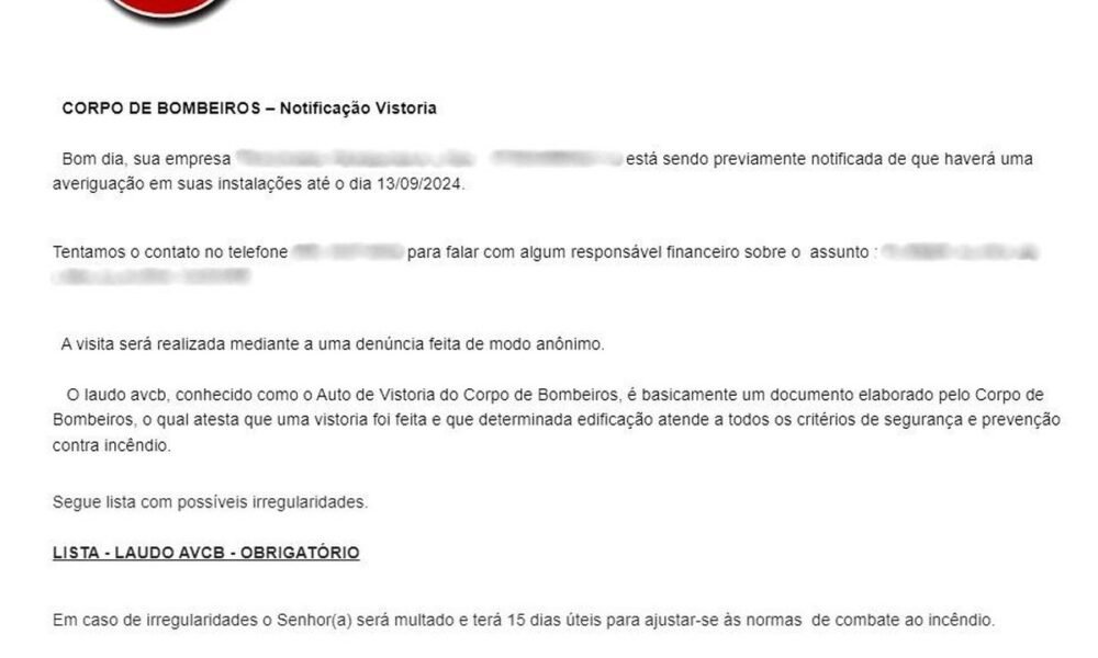 Corpo Militar de Bombeiros, Golpistas, Fraude;