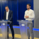 conversa, discussão, diálogo;